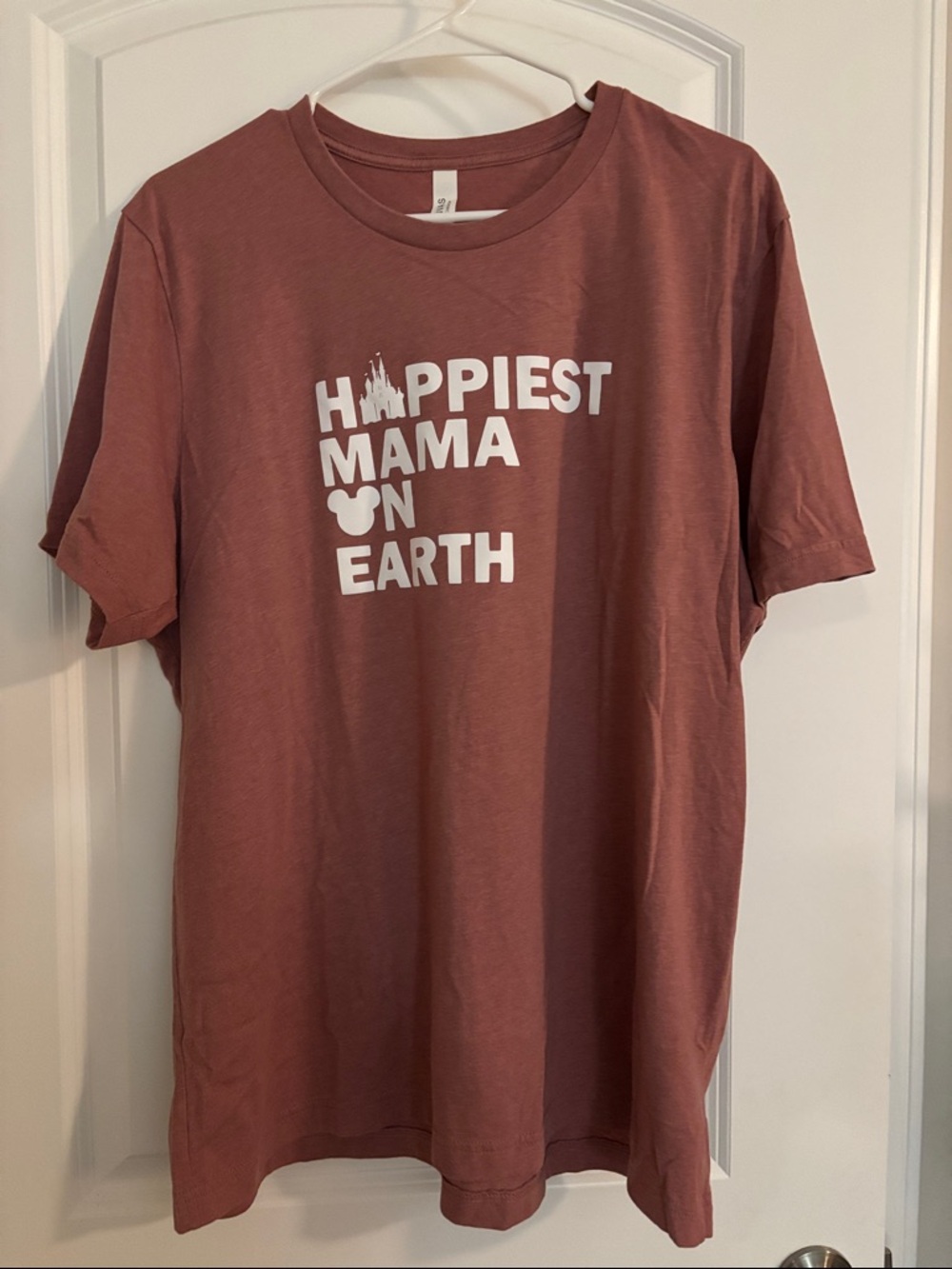 Bella Canvas Mauve 'Happiest Mama on Earth' Graphic Tee